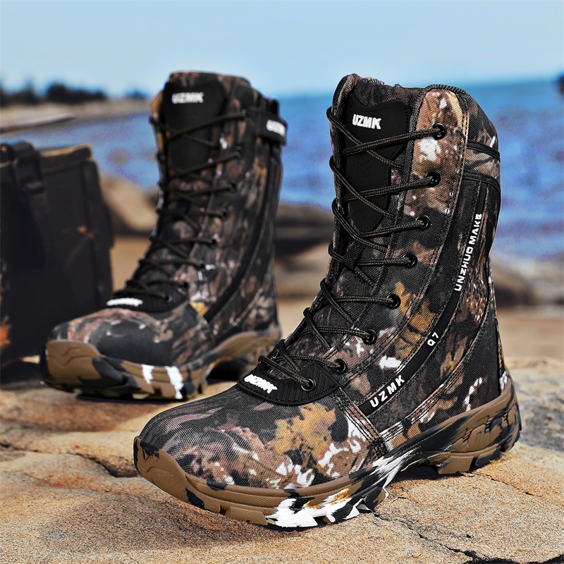 Hunting Outdoor Brand - Sepatu Bot Outdoor Profesional Pria, Sepatu