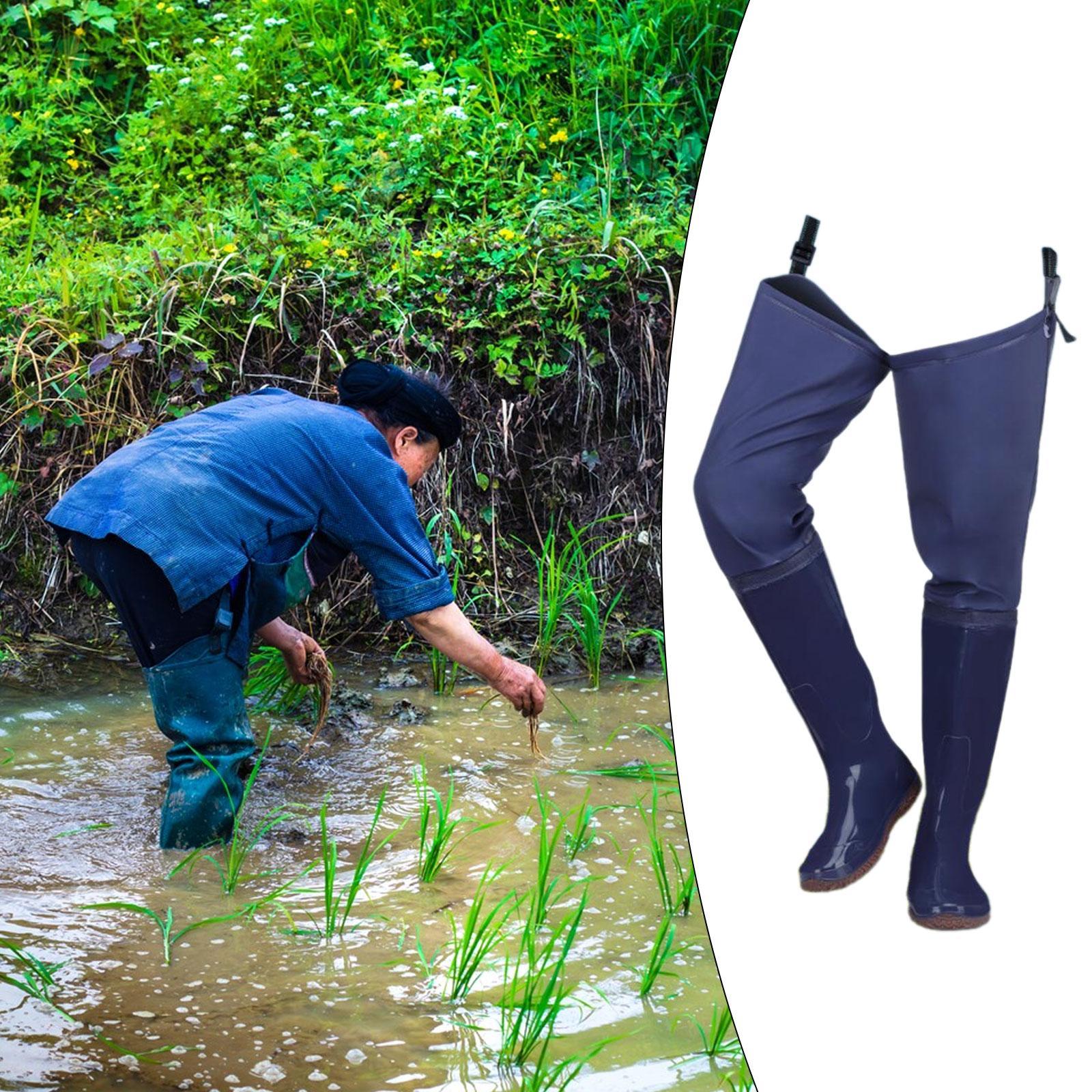 Fishing Waders Breathable - Celana Wader Bootfoot Tahan Aus, Ringan,