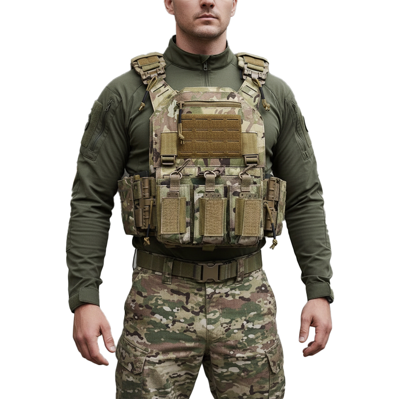 Hunting Outdoor Gear - Rompi Taktis Nylon 1000d Ranger-Green Perlengkapan
