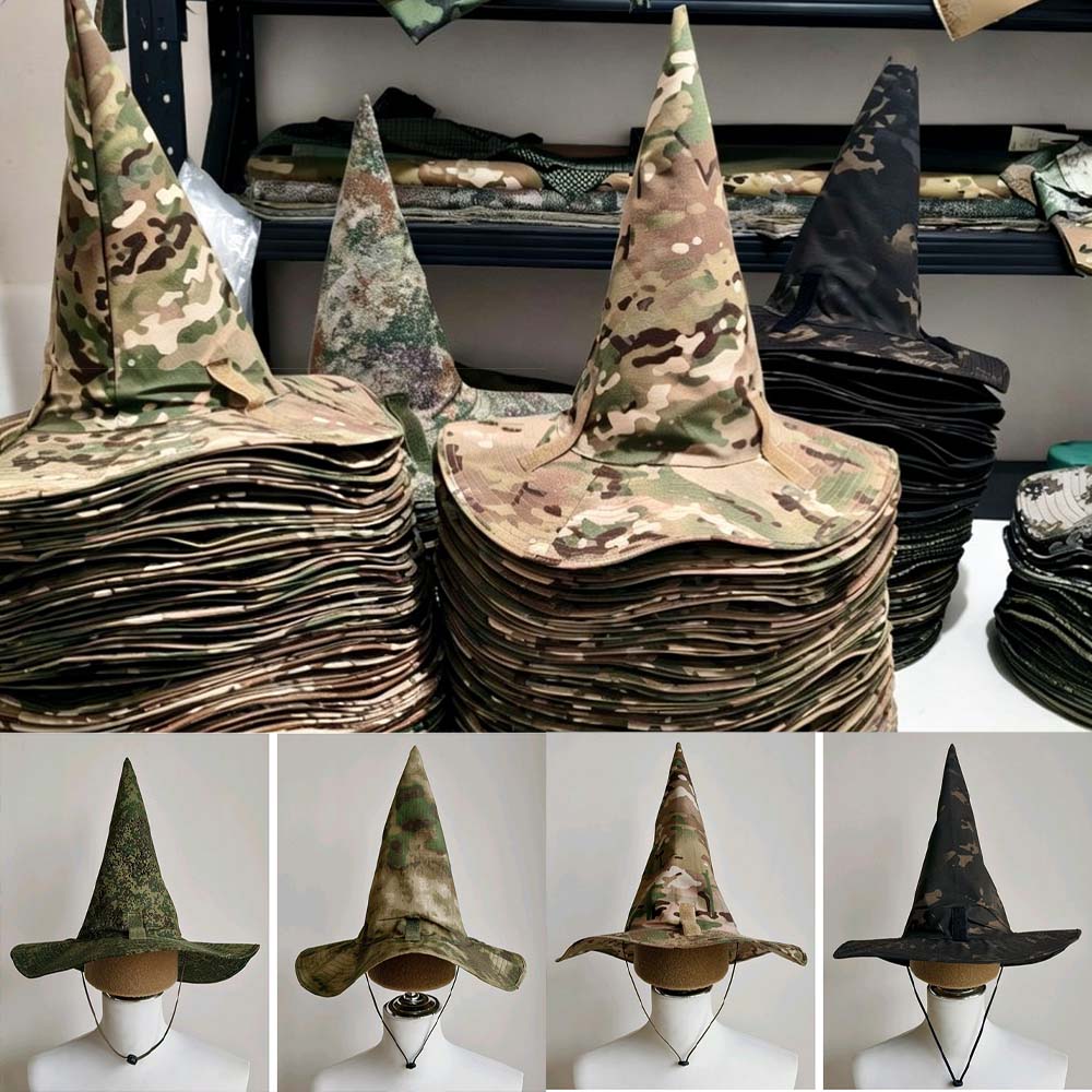 Outdoor Hunting Prints - Topi Penyihir Ajaib Topi Boonie Berburu
