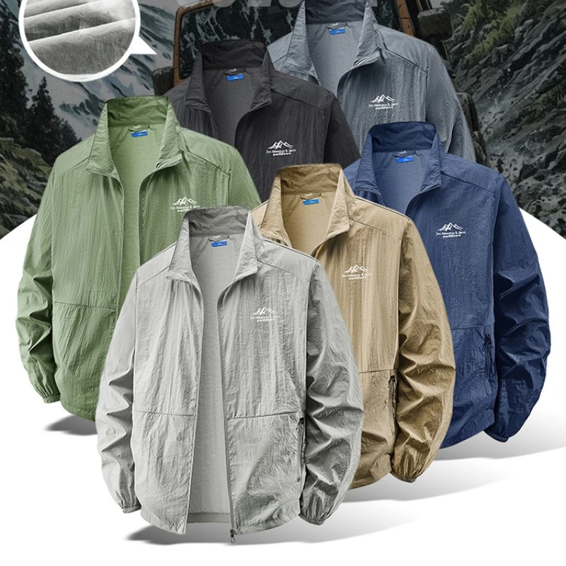 Hunting Outdoor Clothing Brands - Jaket Pria Ringan untuk Hiking, Memancing,