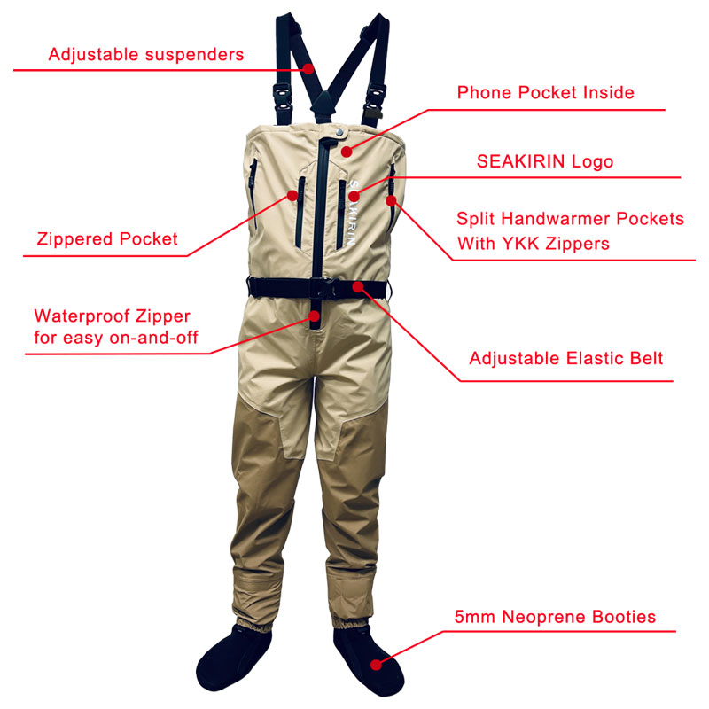 Wader Pancing Dada Gemuk Bersi - Fishing Waders Breathable ulasan dan harga