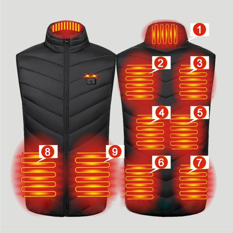Rompi Pemanas 9 Area Musim Din - Outdoor Hunting Heater ulasan dan harga