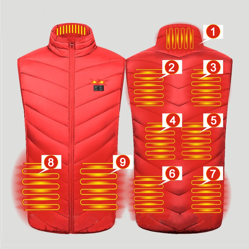 Rompi Pemanas 9 Area Musim Din - Outdoor Hunting Heater ulasan dan harga