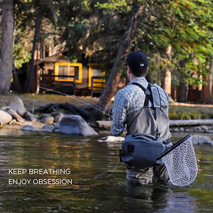 Celana Wader Pria untuk Memanc - Fishing Waders Breathable ulasan dan harga