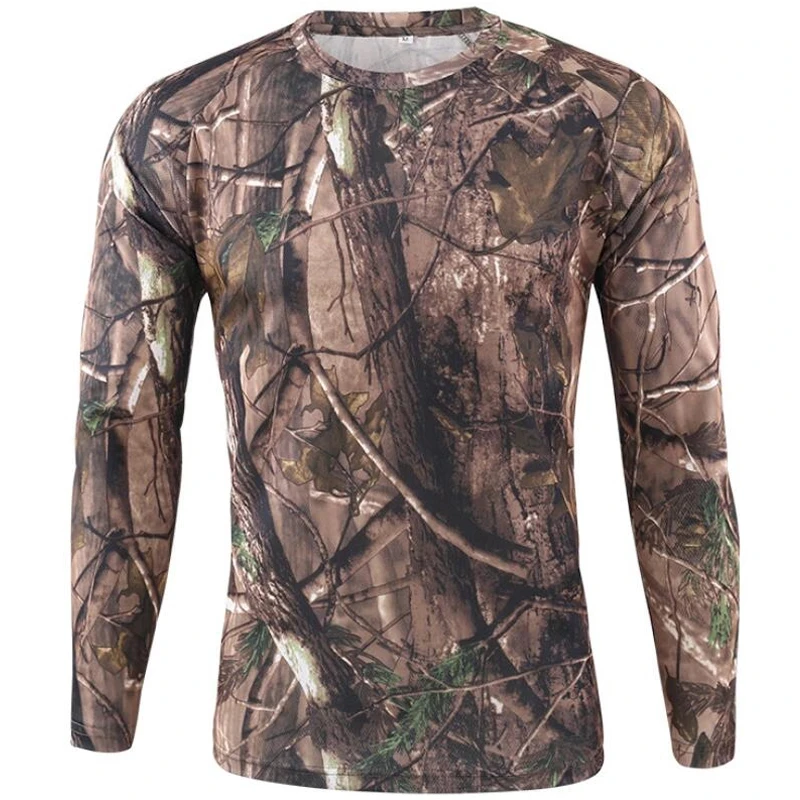 Kaus Kamuflase Lengan Panjang  - Hunting Outdoor Clothing Brands ulasan dan harga