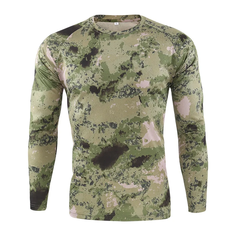 Kaus Kamuflase Lengan Panjang  - Hunting Outdoor Clothing Brands ulasan dan harga