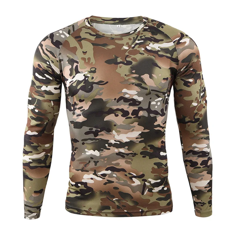 Kaus Kamuflase Lengan Panjang  - Hunting Outdoor Clothing Brands ulasan dan harga