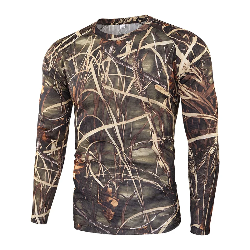 Kaus Kamuflase Lengan Panjang  - Hunting Outdoor Clothing Brands ulasan dan harga