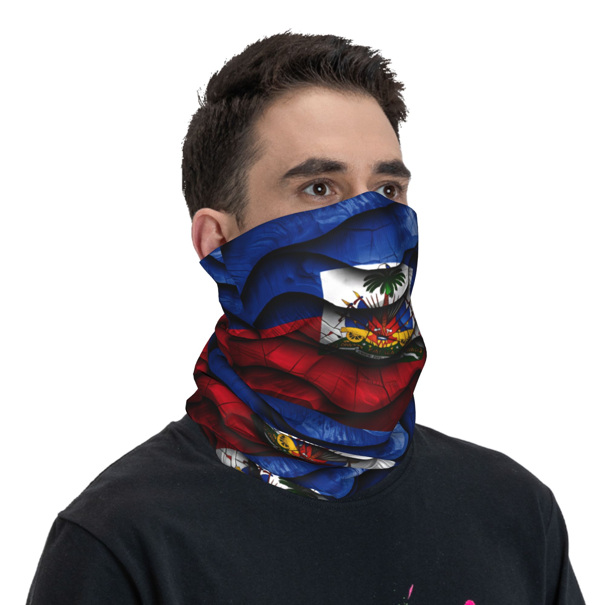 Balaclava Bendera Haiti Masker - Outdoor Hunting Prints ulasan dan harga