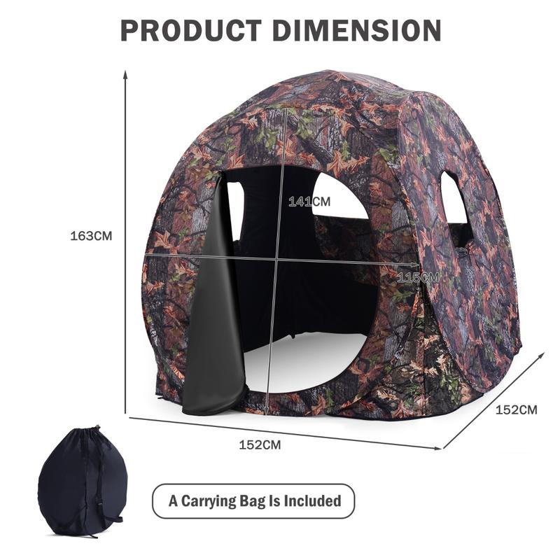 Tenda Berburu Pop Up 3 Orang,  - Hunting & Outdoor Supplies Vanderbijlpark ulasan dan harga