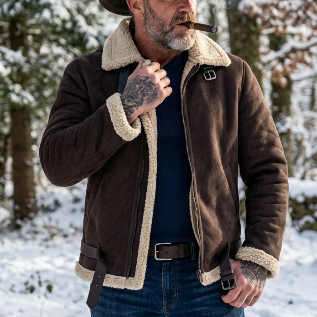 Jaket Suede Pria Musim Dingin  - Men'S Outdoor Hunting Jacket ulasan dan harga
