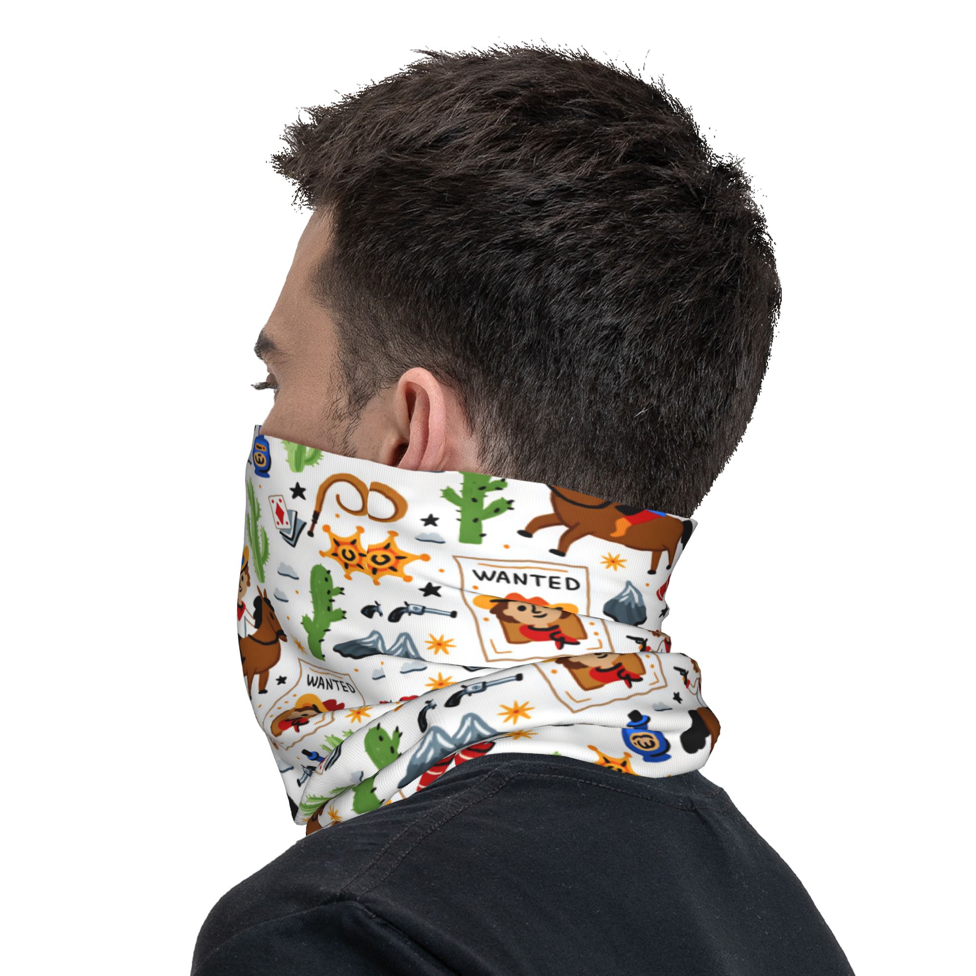 Masker Balaclava Koboi Barat A - Outdoor Hunting Prints ulasan dan harga