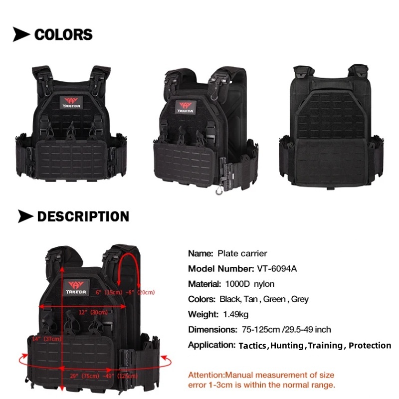 Rompi Taktis YAKEDA 6094 Rompi - Hunting Outdoor Gear ulasan dan harga