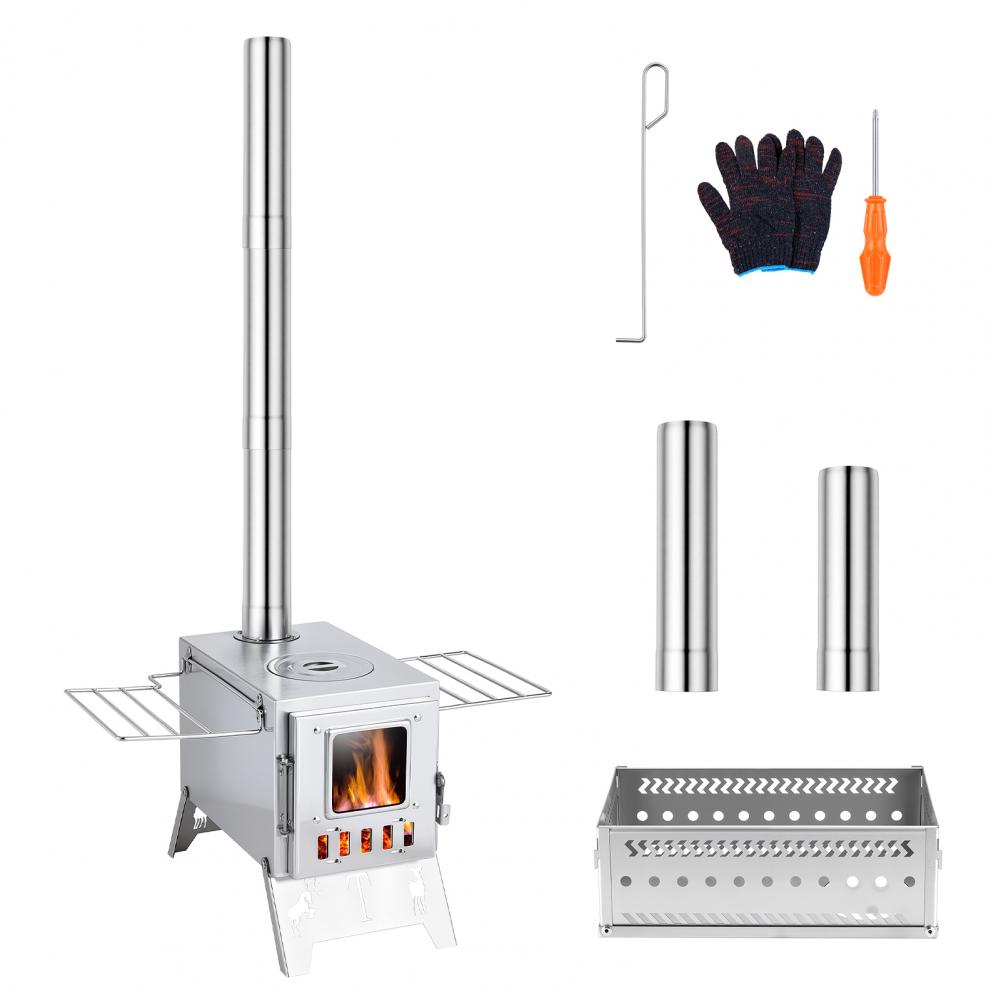 Kompor Kayu Lipat Portabel 2 i - Outdoor Hunting Heater ulasan dan harga