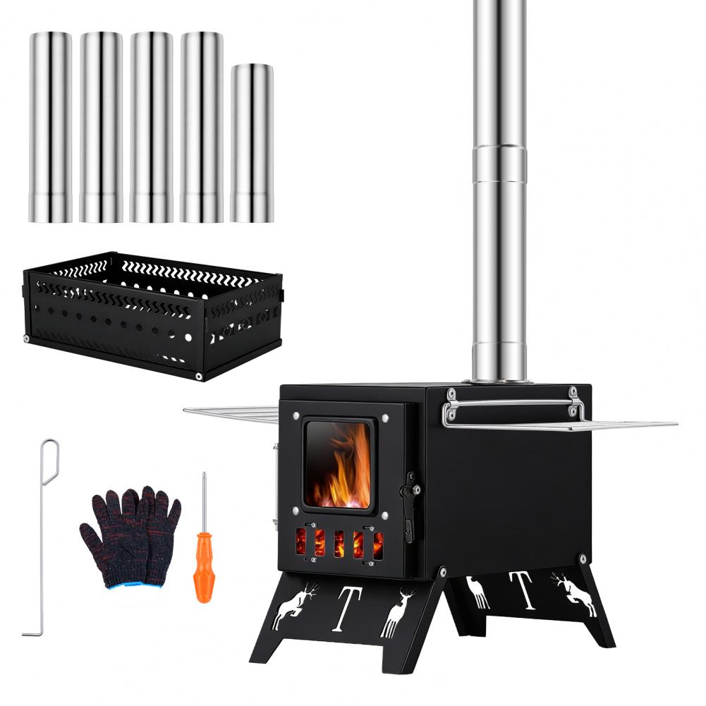 Kompor Kayu Lipat Portabel 2 i - Outdoor Hunting Heater ulasan dan harga