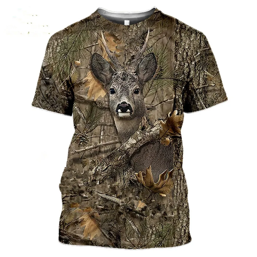 Kaos Pria Cepat Kering Breatha - Outdoor Hunting Prints ulasan dan harga