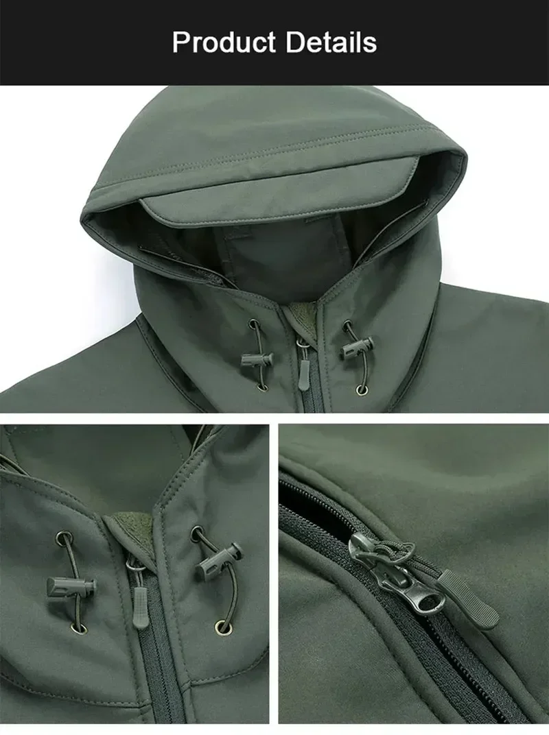 5XL 6XL CP Kamuflase Soft Shel - Men'S Outdoor Hunting Jacket ulasan dan harga